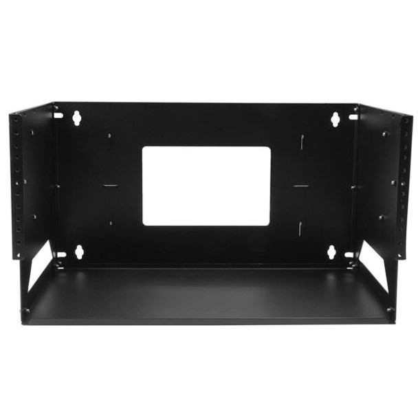 StarTech.com Wall-Mount Server Rack with Built-in Shelf - Solid Steel - 4U 48205