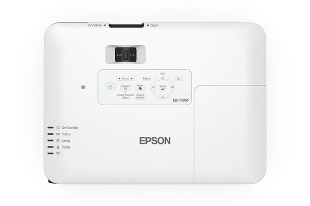 Epson PowerLite 1795F data projector Standard throw projector 3200 ANSI lumens 3LCD 1080p (1920x1080) Black, White 48309