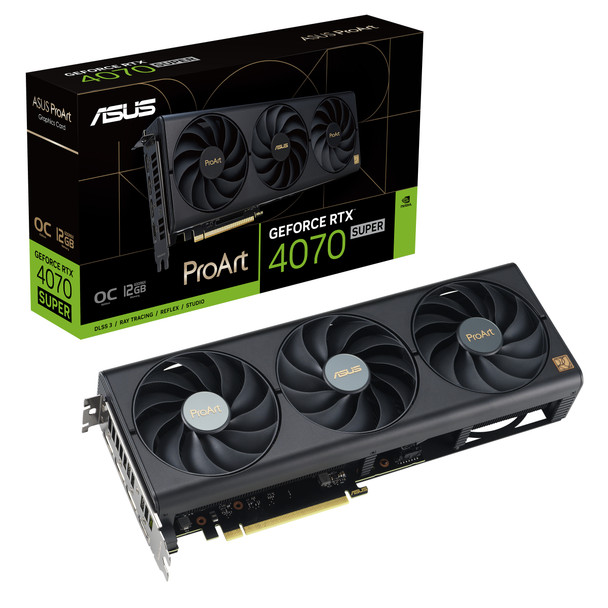 ASUS VCX PROART-RTX4070S-O12G ProArt GeForce RTX 4070 SUPER 12GB GDDR6X OC RTL