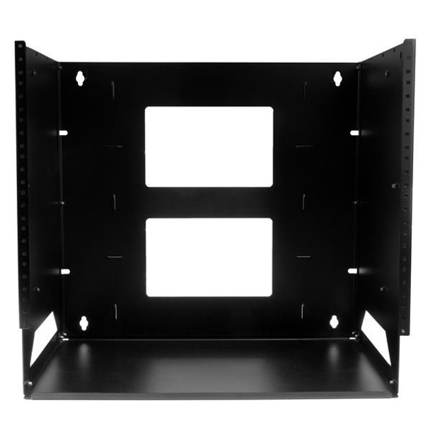 StarTech.com Wall-Mount Server Rack with Built-in Shelf - Solid Steel - 8U 48412