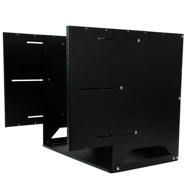 StarTech.com Wall-Mount Server Rack with Built-in Shelf - Solid Steel - 8U 48412