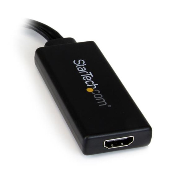 StarTech.com VGA to HDMI Adapter with USB Audio & Power – Portable VGA to HDMI Converter – 1080p 48531