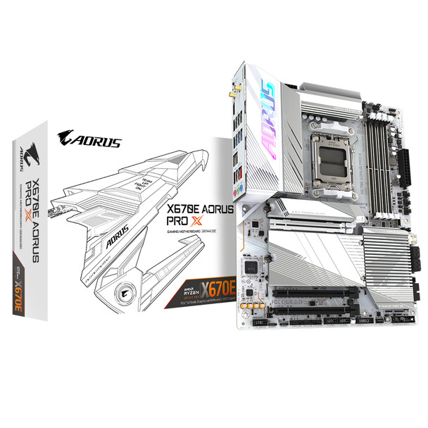 Gigabyte MB X670E AORUS PRO X Socket AM5 X670 Max192GB DDR5 ATX Retail