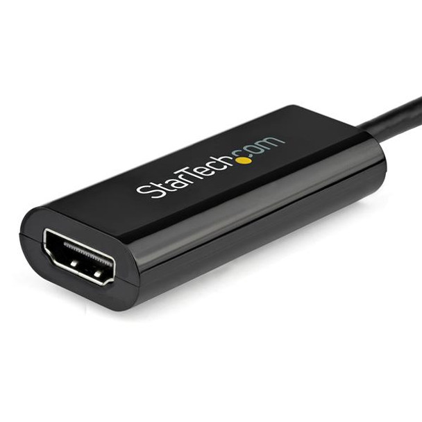 StarTech.com USB 3.0 to HDMI Adapter - 1080p (1900x1200) - Slim/Compact USB Type-A to HDMI Display Adapter Converter for Monitor - External Video & Graphics Card - Black - Windows Only 48682