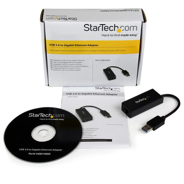 StarTech.com USB 3.0 to Gigabit Ethernet NIC Network Adapter 48807