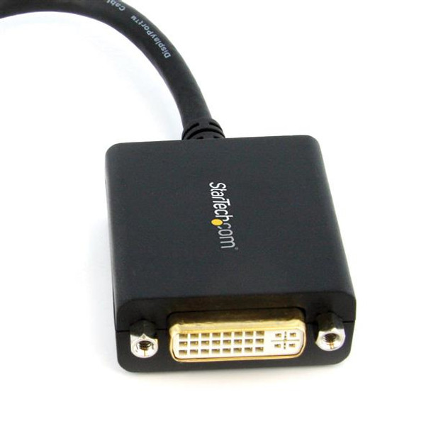 StarTech.com Adattatore DisplayPort DVI - Convertitore video da DisplayPort a DVI-D 1080p - Cavo adattatore da DP 1.2 a DVI Monitor/Display - Adattatore Dongle DP a DVI - Connettore DP a scatto 48871