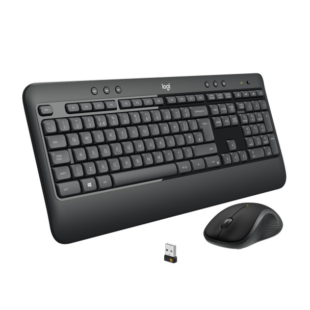 Logitech MK540 keyboard RF Wireless QWERTY US International Black, White 48896