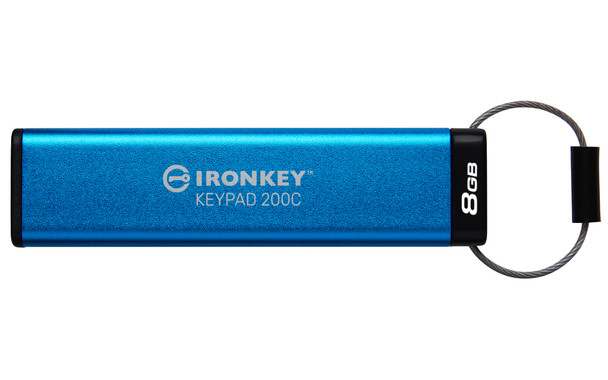 Kingston MF IKKP200C 8GB 8GB USB-C IronKey Keypad 200C AES-256 Retail