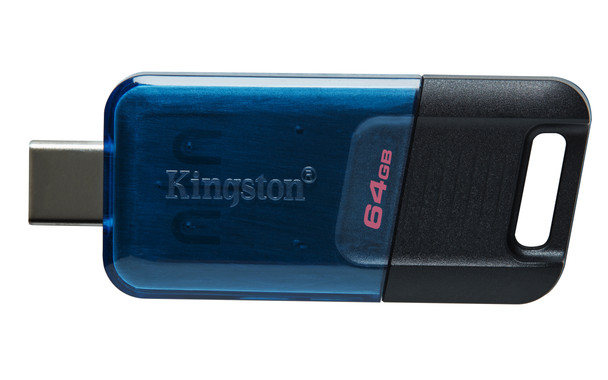 Kingston Memory Flash DT80M 64GB 64GB DataTraveler 80M 200MB s USB-C3.2 Gen1