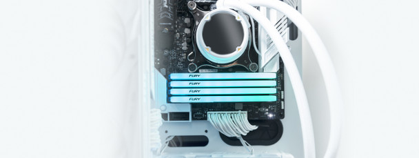 Kingston ME KF432C16BWA 8 8GB 3200MT s DDR4 CL16 DIMM FURY Beast White RGB SE