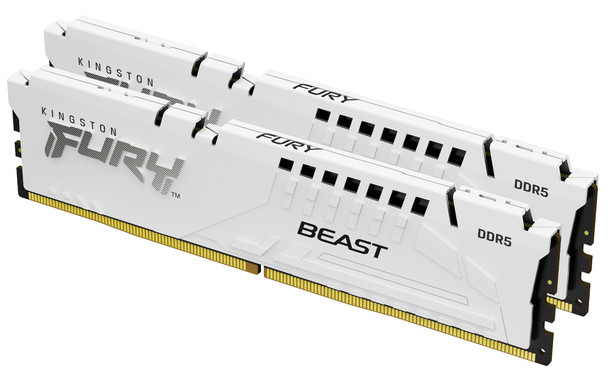 Kingston ME KF560C40BWK2-64 64GB 6000MT s DDR5 CL40 DIMM K2 FURY Beast White