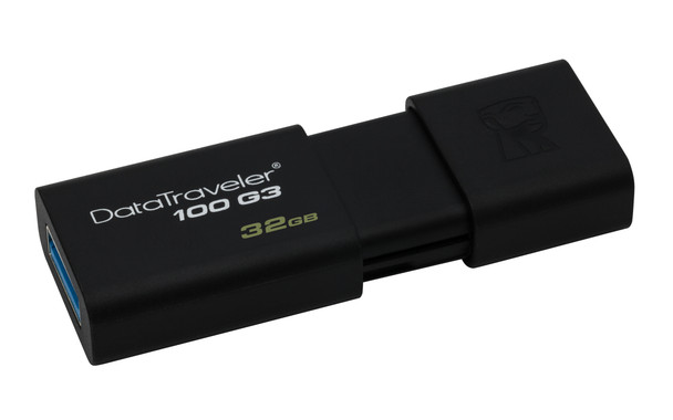 Kingston Memory DT100G3 32GBCL 32GB USB 3.0 DataTraveler 100 G3 Co-Logo