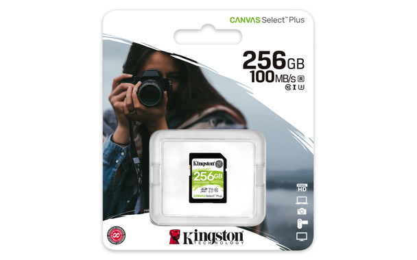 Kingston ME SDS2 256GB 256GB SDXC Canvas Select Plus 100R C10 UHS-I U3 V30 RTL
