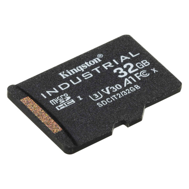 Kingston MF SDCIT2 32GBSP 32G microSDHC Industrial C10 A1 pSLC Card w oAdapter