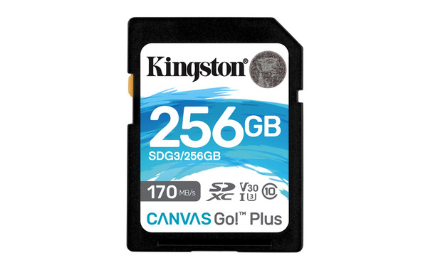 Kingston ME SDG3 256GB 256GB SDXC Canvas Go Plus 170R C10 UHS-I U3 V30 Retail