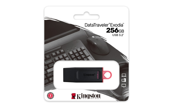 Kingston MF DTX 256GB 256GB USB3.2 Gen1 DataTraveler Exodia (Black+Pink) RTL