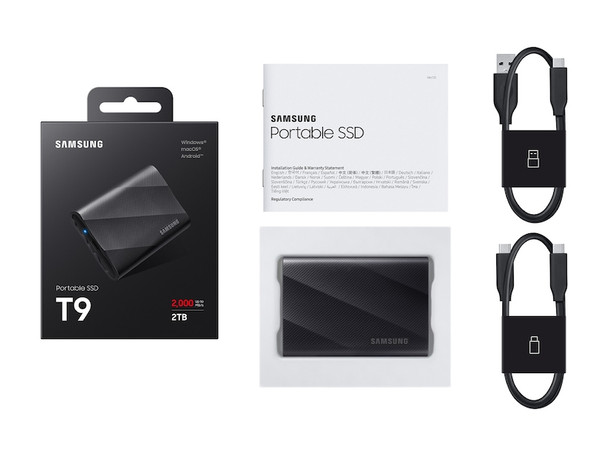 Samsung SSD MU-PG4T0B AM T9 Portable 4TB USB3.2 Gen2x2 20Gbps Retail