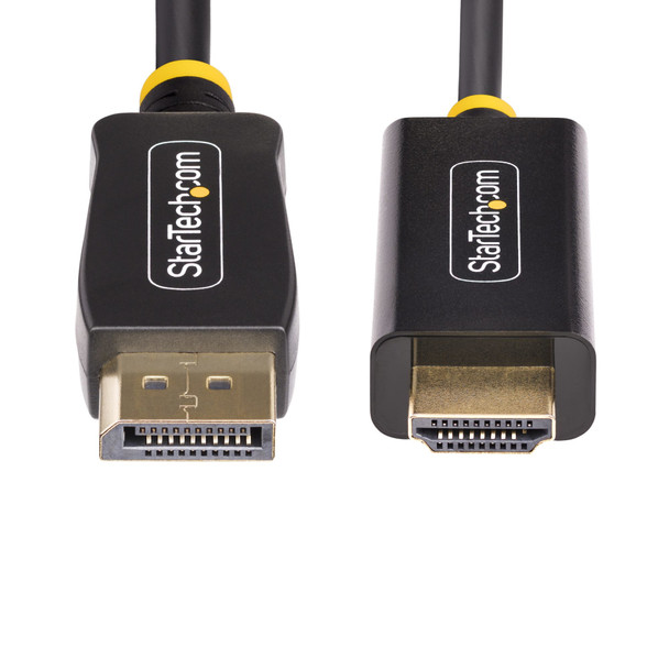 StarTech CB 6F-DP-HDMI-4K60-HDR 6.6ft (2m) DisplayPort to HDMI Adapter Cable