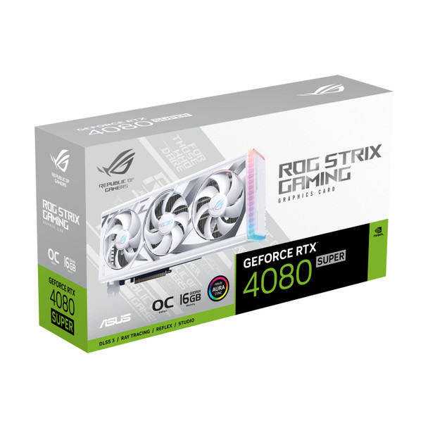 ASUS ROG -STRIX-RTX4080S-O16G-WHITE NVIDIA GeForce RTX 4080 SUPER 16 GB GDDR6X 197105451179