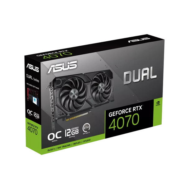 ASUS Dual -RTX4070-O12G-EVO NVIDIA GeForce RTX 4070 12 GB GDDR6X 197105432017