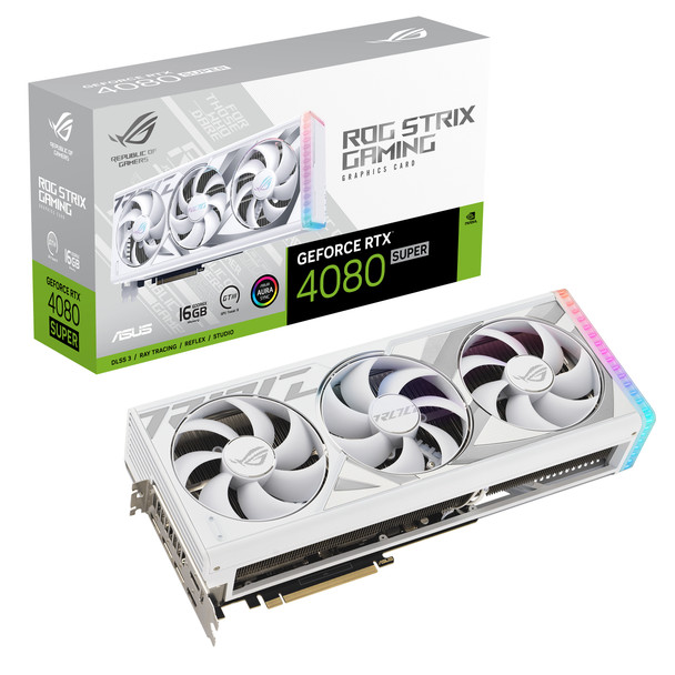 ASUS ROG -STRIX-RTX4080S-16G-WHITE NVIDIA GeForce RTX 4080 SUPER 16 GB GDDR6X 197105451193