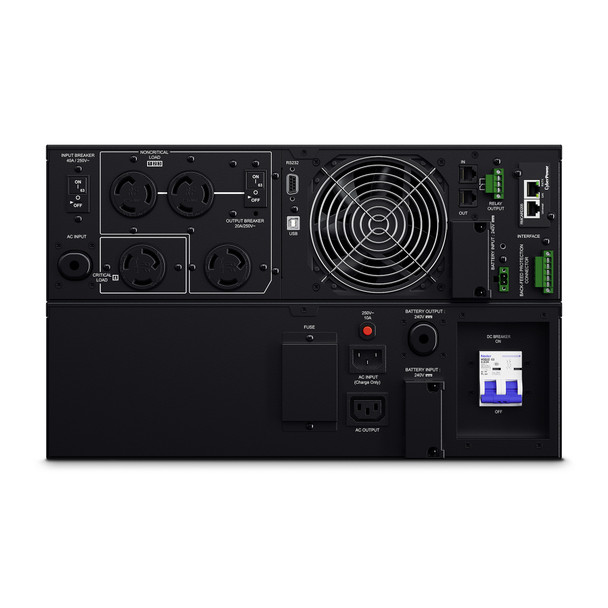 CyberPower OL6KRT uninterruptible power supply (UPS) Double-conversion (Online) 6 kVA 5400 W 4 AC outlet(s) 649532620210