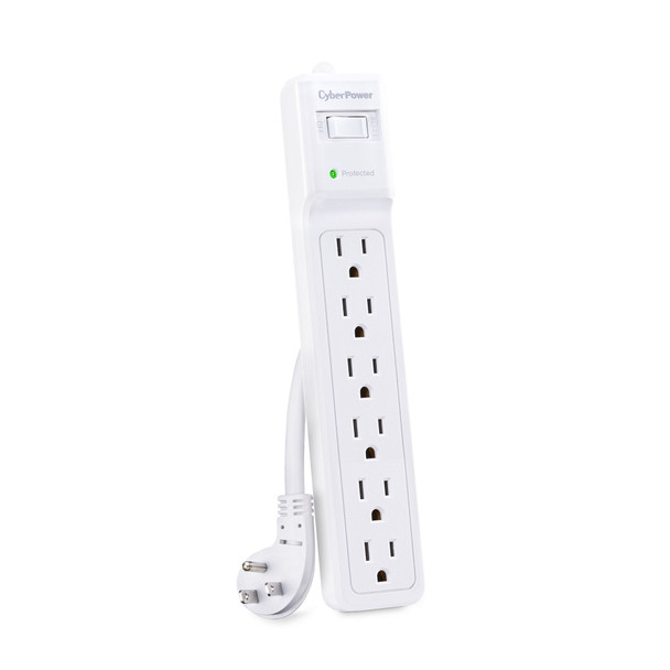 CyberPower B615 surge protector White 6 AC outlet(s) 125 V 649532932894