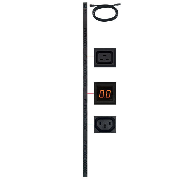 CyberPower PDU20MVHVIEC38F power distribution unit (PDU) 38 AC outlet(s) 0U Black 0649532902422
