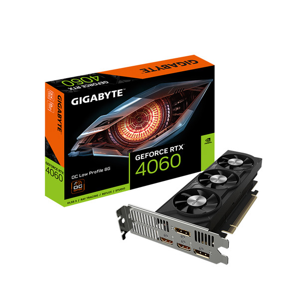 Gigabyte GeForce RTX 4060 OC Low Profile 8G NVIDIA GeForce RTX­ 4060 8 GB GDDR6 889523039281