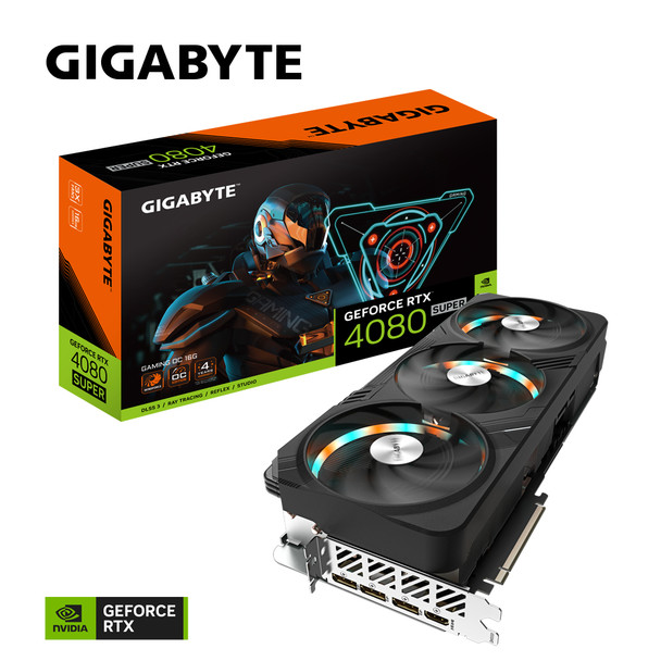 Gigabyte GAMING GeForce RTX 4080 SUPER OC 16G NVIDIA 16 GB GDDR6X 889523041345