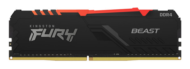 Kingston Technology FURY Beast RGB memory module 8 GB 1 x 8 GB DDR4 3733 MHz 740617319002