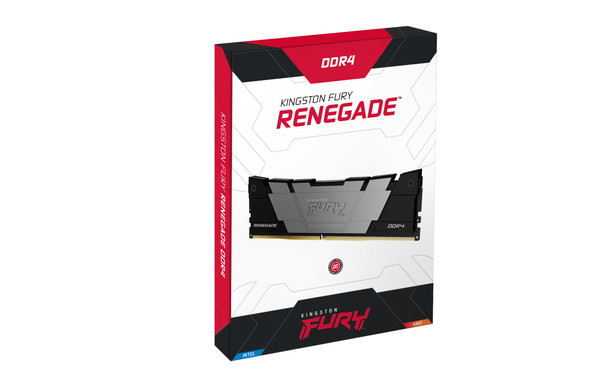 Kingston Technology FURY 16GB 3200MT/s DDR4 CL16 DIMM 1Gx8 Renegade Black 740617337921