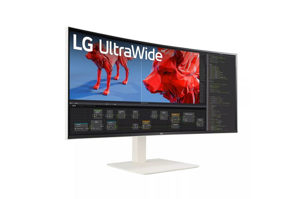 LG 38WR85QC-W computer monitor 96.5 cm (38") 3840 x 1600 pixels UltraWide Quad HD LCD White 195174068731