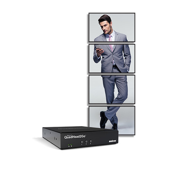 Matrox QuadHead2Go Q155 Multi-Monitor Controller Appliance / Q2G-H4K 790750256511