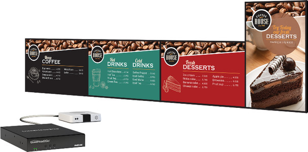 Matrox QuadHead2Go Q155 Multi-Monitor Controller Appliance / Q2G-H4K 790750256511