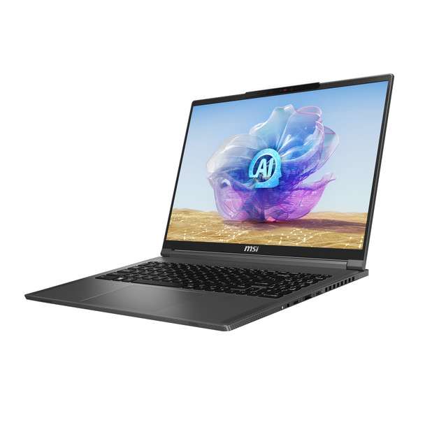 MSI Creator 16 AI STUDIO A1VIG-074US Intel Core Ultra 9 185H Laptop 40.6 cm (16") UHD+ 64 GB DDR5-SDRAM 2 TB SSD NVIDIA GeForce RTX 4090 Wi-Fi 7 (802.11be) Windows 11 Pro Grey 824142352656