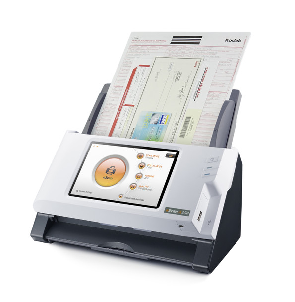 Plustek eScan A350 Essential ADF scanner 600 x 600 DPI A4 Black, White 783064637787