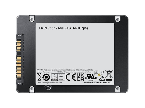 Samsung PM893 2.5" 7.68 TB Serial ATA III V-NAND TLC 887276649993