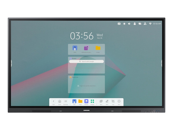 Samsung LH86WACWLGCXZA interactive whiteboard 2.18 m (86") 3840 x 2160 pixels Touchscreen Black 887276812502