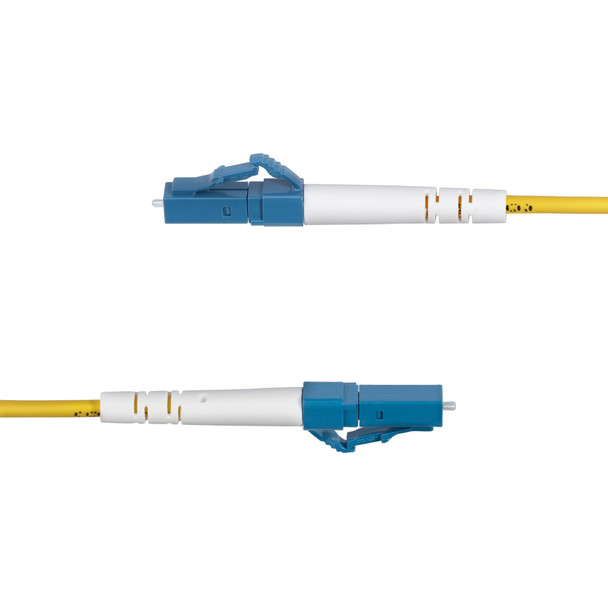 StarTech.com 15m (49.2ft) LC to SC (UPC) OS2 Single Mode Simplex Fiber Optic Cable, 9/125µm, 40G/100G, Bend Insensitive, Low Insertion Loss, LSZH Fiber Patch Cord 065030907019
