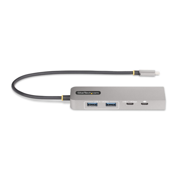 StarTech.com 3-Port USB-C Hub with 2.5 Gbps Ethernet and 100W Power Delivery Pass-Through Port, USB 3.2 10Gbps, 2x USB-A/1x USB-C, Portable USB Type-C Adapter Hub 065030900676