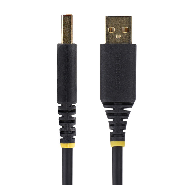 StarTech.com 10ft (3m) USB to Serial Adapter Cable, COM Retention, Interchangeable Screws/Nuts, USB-A to DB9 RS232, FTDI IC, ESD Protection, Windows/macOS/Linux 065030898331