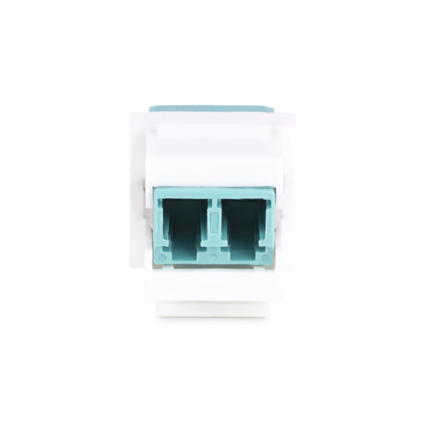 StarTech.com LC to LC Coupler, LC Fiber Coupler, LC/UPC Keystone Jack, Duplex Fiber Optic LC Keystone Coupler for Patch Panel 065030901697