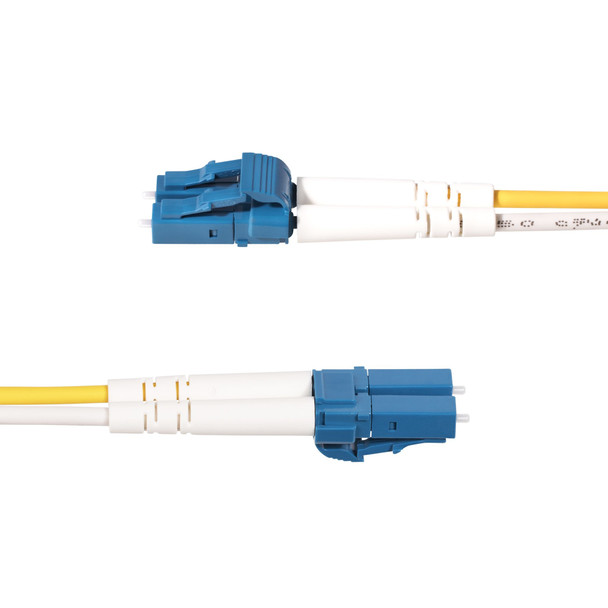 StarTech.com 5m (15ft) LC to SC (UPC) OS2 Single Mode Duplex Fiber Optic Cable, 9/125µm, Laser Optimized, 10G, Bend Insensitive, Low Insertion Loss, LSZH Fiber Patch Cord 065030903318