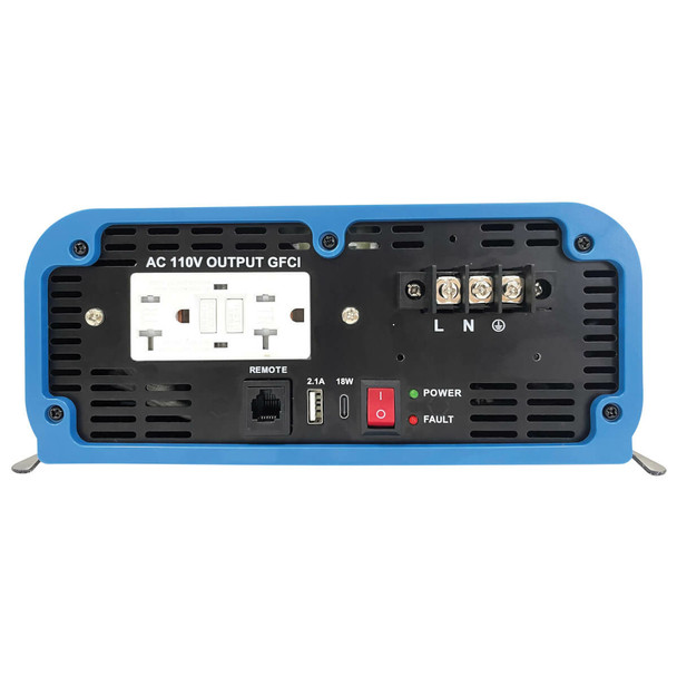 Tripp Lite 3000W Heavy-Duty Compact Power Inverter - 2x 5-15/20R, USB Charging, Pure Sine Wave, Wired Remote