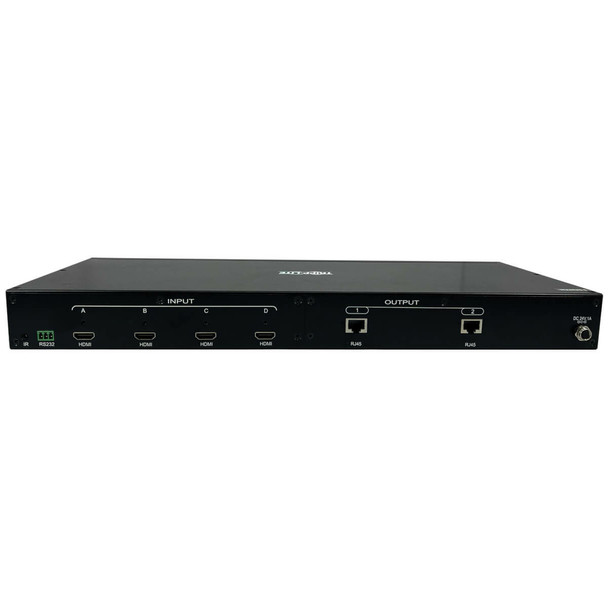 Tripp Lite B127A-4X2-BH2PH 4x2 HDMI over Cat6 Matrix Switch Kit, Switch/2x Pigtail Receivers - 4K 60 Hz, HDR, 4:4:4, PoC, 230 ft. (70.1 m), TAA 10037332269598