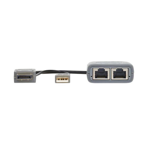 Tripp Lite DisplayPort over Cat6 Pigtail Receiver with Repeater, 4K 60 Hz, 4:4:4, Transceiver, HDCP 2.2, 230 ft. (70.1 m), TAA 037332281272