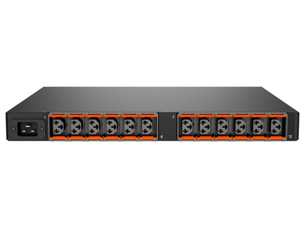 Vertiv Geist RPDU, SWITCHED UNIT LEVEL MONITORING EC power distribution unit (PDU) 12 AC outlet(s) 1U Black