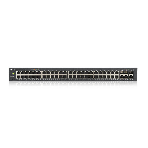 Zyxel GS1920-48V2 network switch Managed Gigabit Ethernet (10/100/1000) Black 760559125585