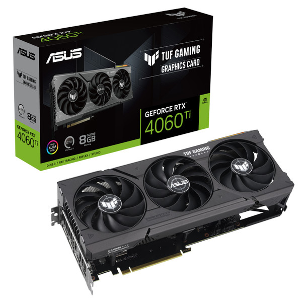 ASUS TUF Gaming TUF-RTX4060TI-8G-GAMING NVIDIA GeForce RTX 4060 Ti 8 GB GDDR6